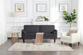 MAYEERTY 65 Modern Loveseat with Removable Back Cushions & 2 Bolster Pillows