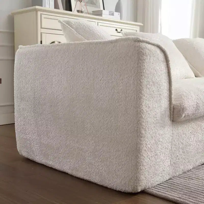 Divanetto moderno, 65", imbottito, a 2 posti