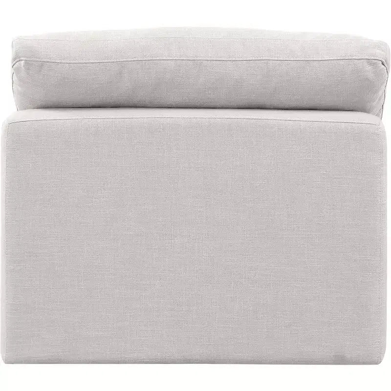 Poltroncina senza braccioli in lino, un posto – Nera / Crema / Grigia / Blu Navy / Bianca