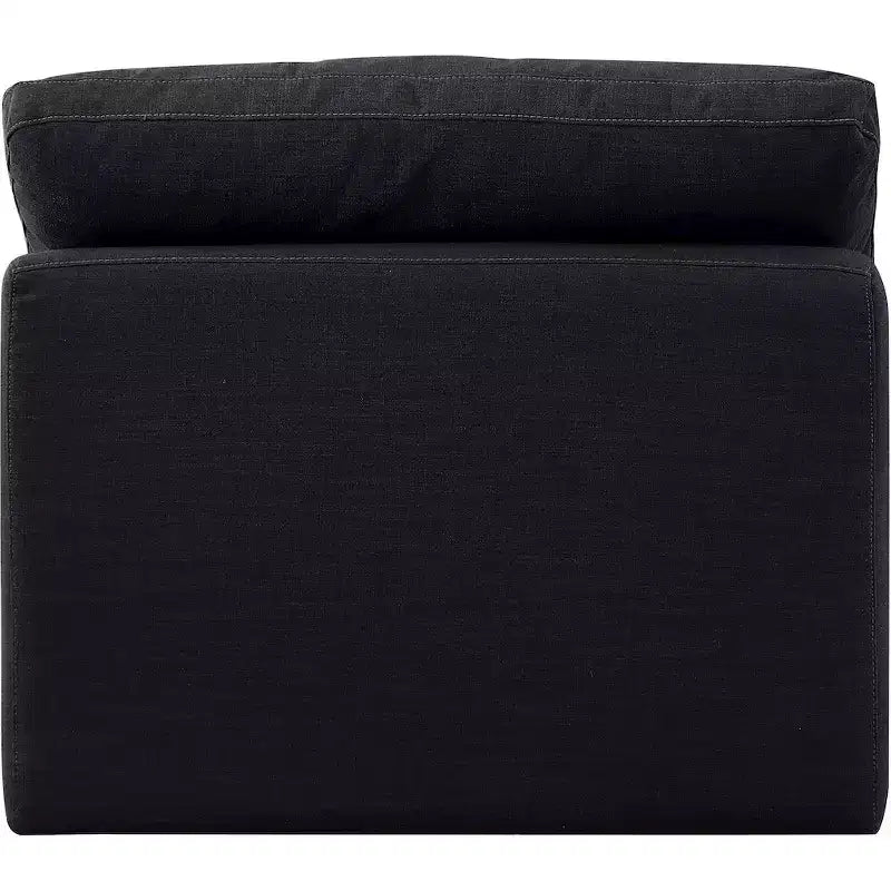 Poltroncina senza braccioli in lino, un posto – Nera / Crema / Grigia / Blu Navy / Bianca