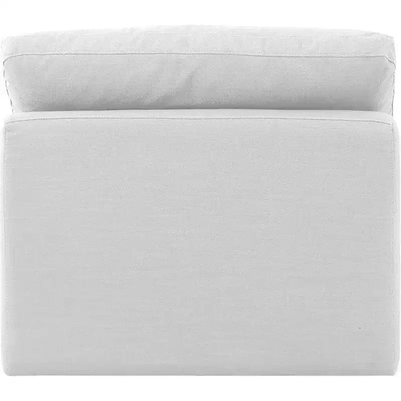 Poltroncina senza braccioli in lino, un posto – Nera / Crema / Grigia / Blu Navy / Bianca