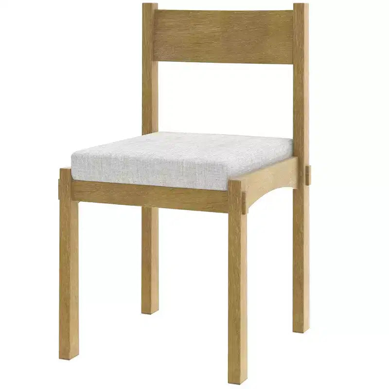 Set da 7 pezzi da tavolo da pranzo, espresso/legno naturale lavato, 6 posti a sedere
