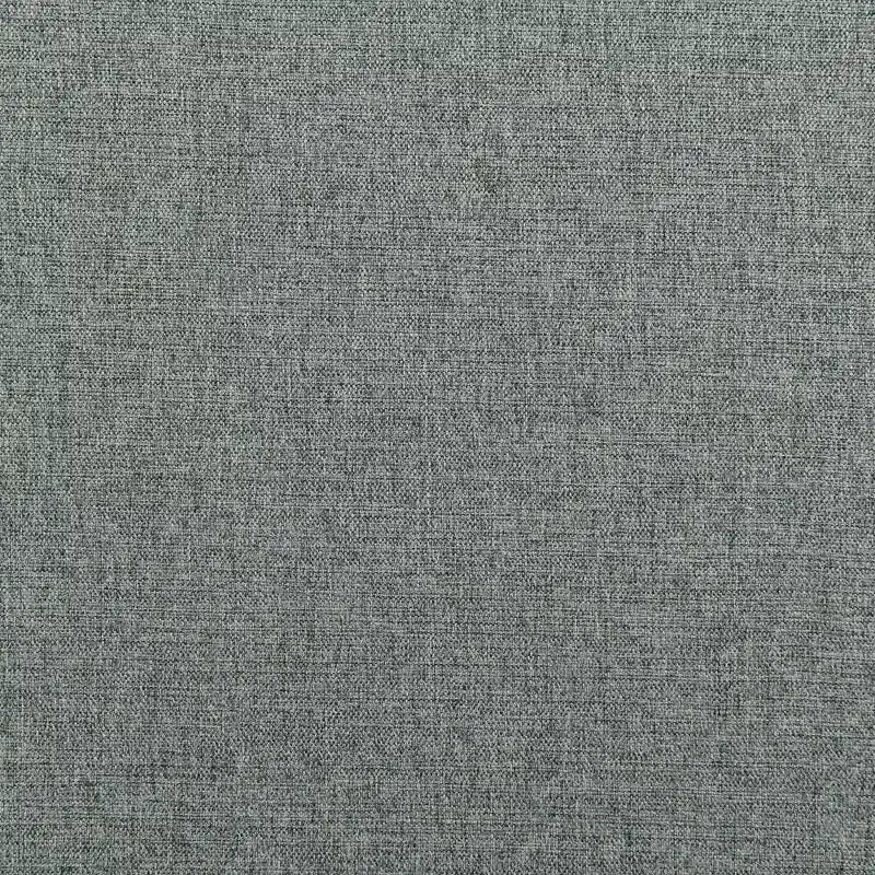 Poltrone imbottite grigie con borchie, gambe in filo metallico – Set da 2