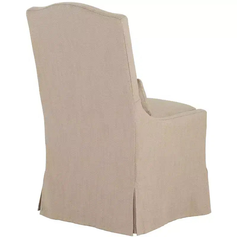 Sedia da pranzo con fodera Camelback color cammello chiaro Pebble – 1 posto